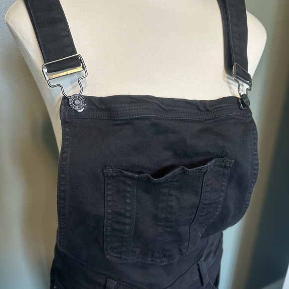Black Denim Overalls- KANCAN size small - Picture 3 of 5